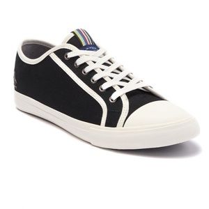 NEW ORIGINAL PENGUIN Black Canvas Sneaker